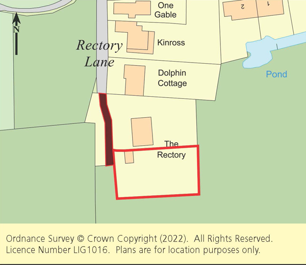 Lot: 101 - LAND WITH PLANNING FOR FOUR-BEDROOM DETACHED HOUSE WITH GARAGE -